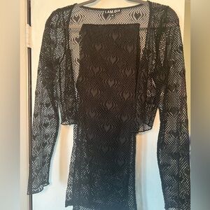 IAMGIA Mesh Heart two Piece Set